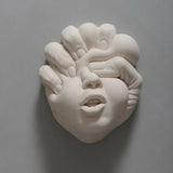 Aesthetic Wall Hanging Sculpture Creative Face