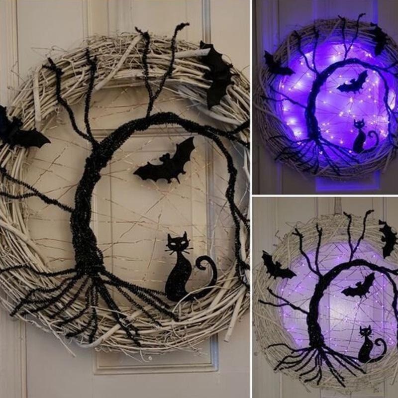 Cat & Bat Wall Decor