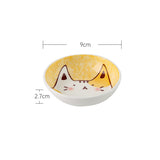 Cute Cat Ceramic Dinner Plate Set