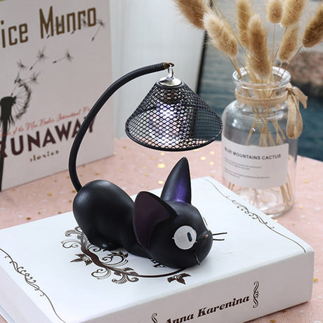 Children Cat Reading Night Light