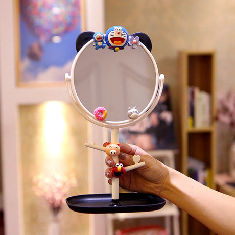 Pastel Kawaii Girl Makeup Mirror