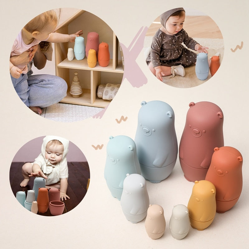 Stackable Nesting Dolls Puzzle