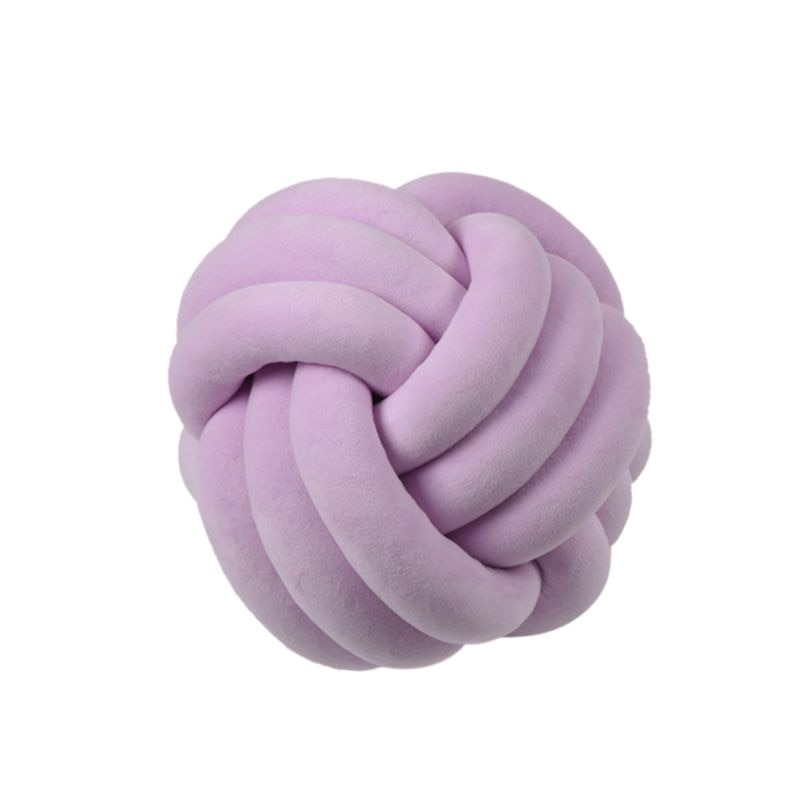 Pastel Knot Ball Pillow