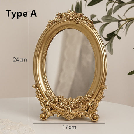 Small Round Mirror Dark Academia