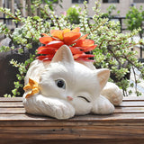 Cute Cat Bonsai Flower Pot Vase