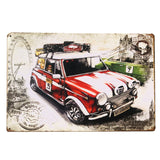 Vintage Minibus Trip Metal Posters