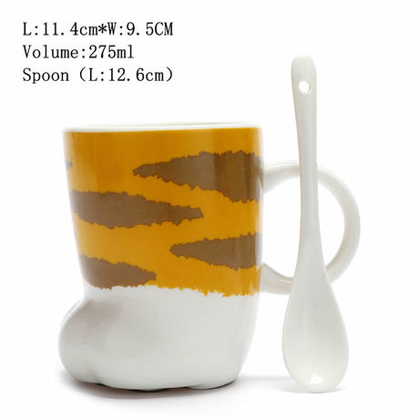 Ceramic Cat Paw Coffee Mug