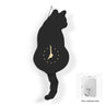 Wagging Tail Cat Wall Clock