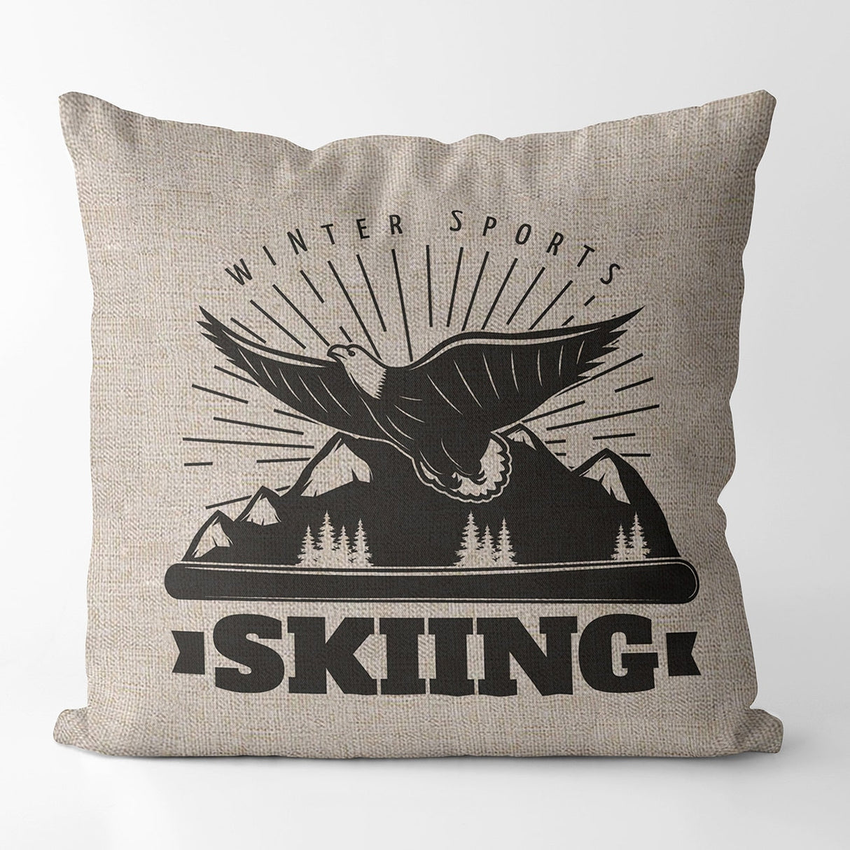 Aesthetic Skiing Pillow Case