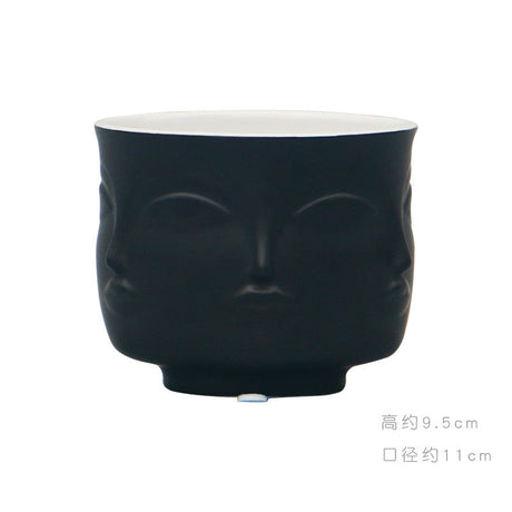 Boho Creative Face Ceramic Vase