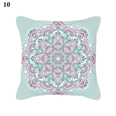 Mandala Bohemian Flower Pillow Case