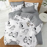 Cartoon Cute Cat Bedding Set - Home & Decor