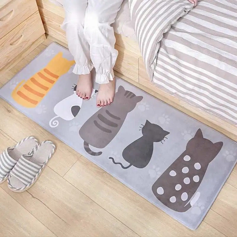 Anti-slip Cat Doormat Rugs