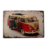 Vintage Minibus Trip Metal Posters