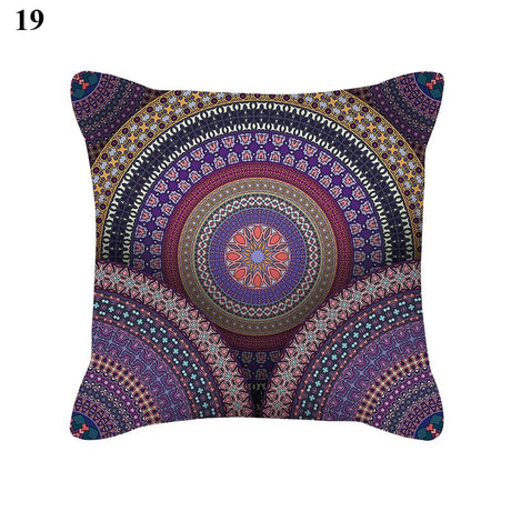 Mandala Bohemian Flower Pillow Case