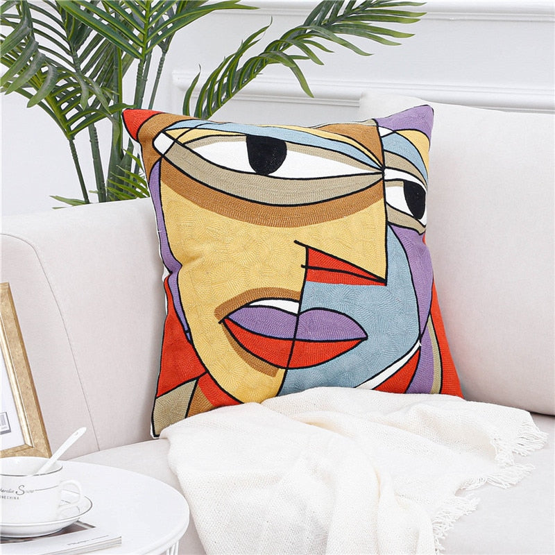 Abstract Covers Throw Pillows