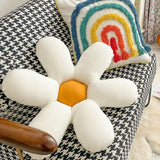 Nordic White Flower Daisy Pillow