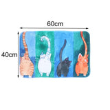 Cute Cats Pattern Floor Mat