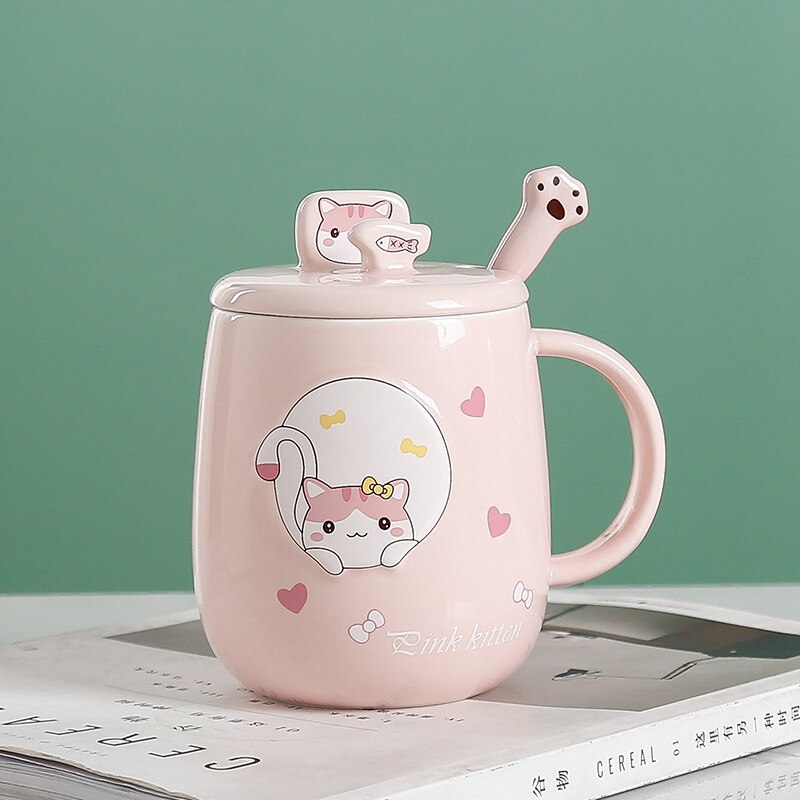 Cat Ceramic Beautiful Mug