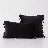 The Boho Velvet Tassel Pillow Cover Collection