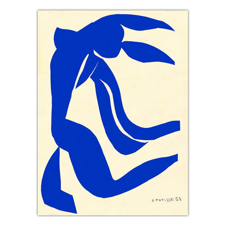 Home Decoration Print Canvas Art Wall Pictures Poster Canvas Printings Paintings French Henri Matisse Blue Nude