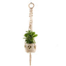 Handmade macrame plant flower pot hanger for wall decoration