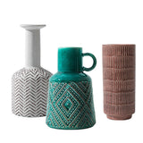Houseware Ceramic Vase Modern Simple American Retro Home Living Room Cabinet Table Decoration Flower Decoration Home Decoration