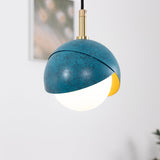 Blue Drop Pendant Light