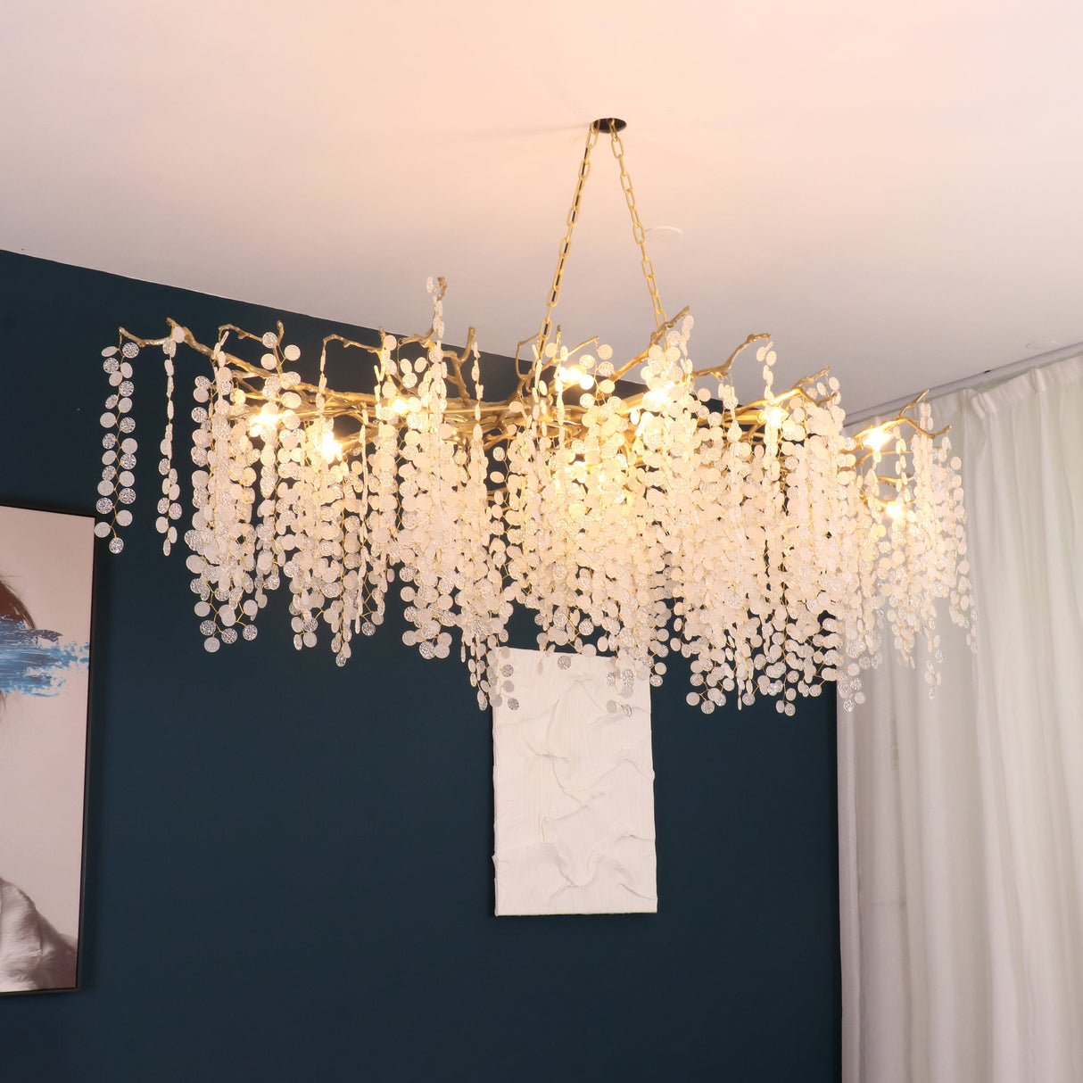 Shiro Noda Crystal Chandelier