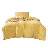 Luxury Bedding Set King Size Bedroom Anti-static Covers for Bed Soft Velvet Warm Duvet Cover for Winter