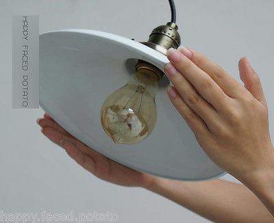 Shallow Plate Industrial Vintage Pendant Light