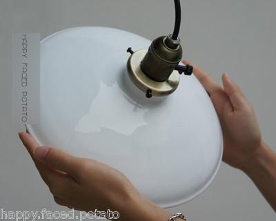 Shallow Plate Industrial Vintage Pendant Light