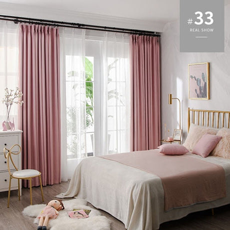 LISM Blackout Curtains For Living Room Window Curtains Kitchen Modern Thick Curtains Window treatment Home Decoration 1 2