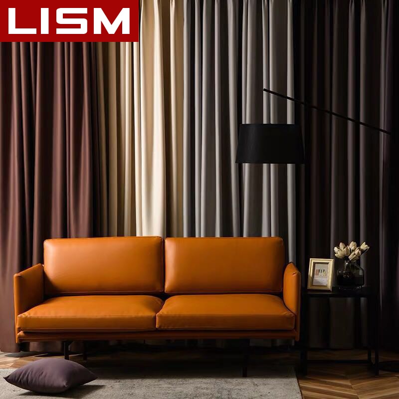 LISM Blackout Curtains For Living Room Window Curtains Kitchen Modern Thick Curtains Window treatment Home Decoration 1 2