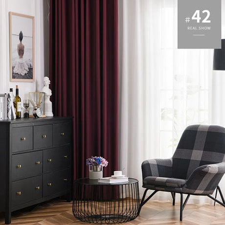 LISM Blackout Curtains For Living Room Window Curtains Kitchen Modern Thick Curtains Window treatment Home Decoration 1 2