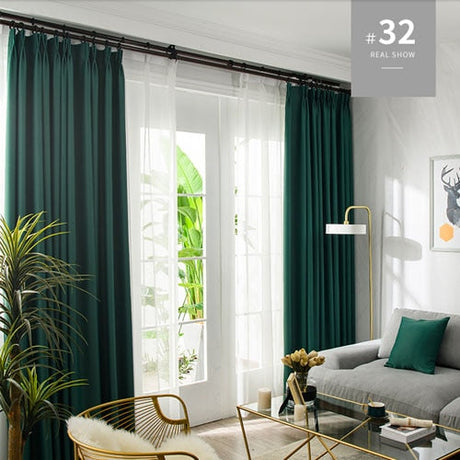 LISM Blackout Curtains For Living Room Window Curtains Kitchen Modern Thick Curtains Window treatment Home Decoration 1 2
