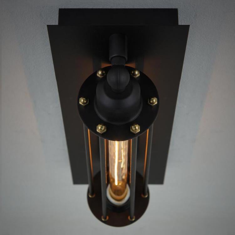 Long Pencil Bulb Industrial Retro Wall Light