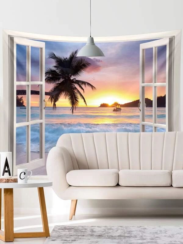 Landscape Print Tapestry