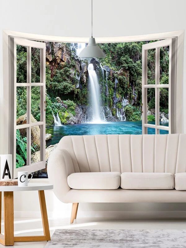 Landscape Print Tapestry