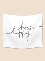 Letter Graphic Tapestry