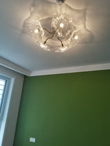 Lotus Leaf Glass Ceiling Lamp