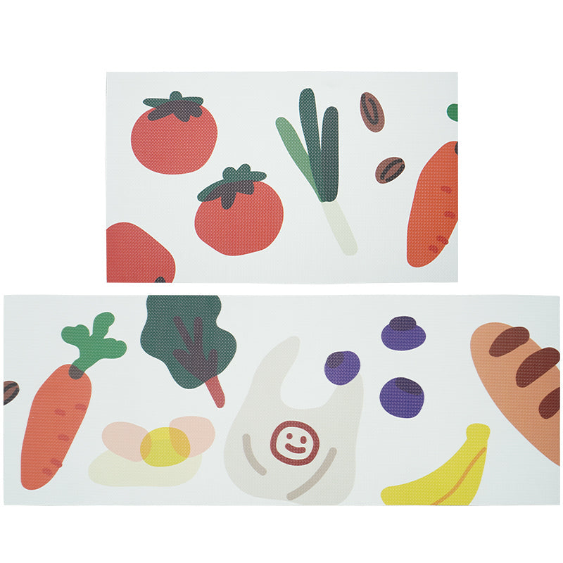 Lovely Vegetables Kitchen Mat