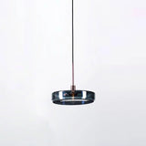 Glass Navy Pendant Lamp