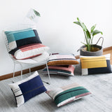 Lumbar Geometric Throw Pillow Cushion Cover
