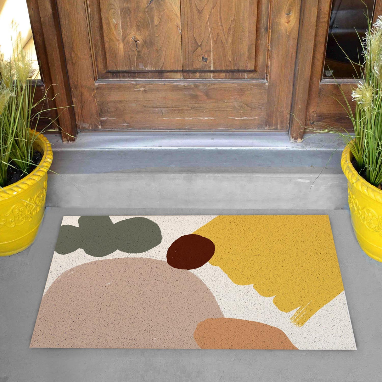 Abstract Art Block Door Mat