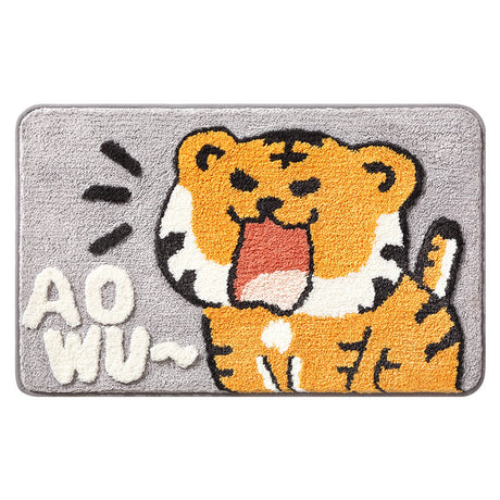 Cartoon Tiger Bath Mat