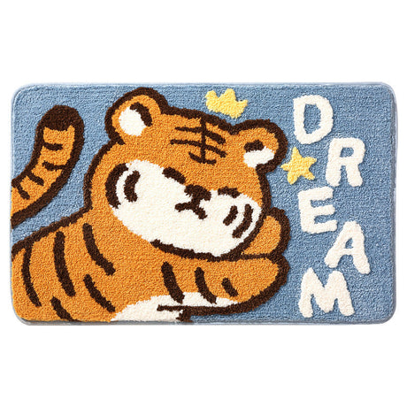 Cartoon Tiger Bath Mat