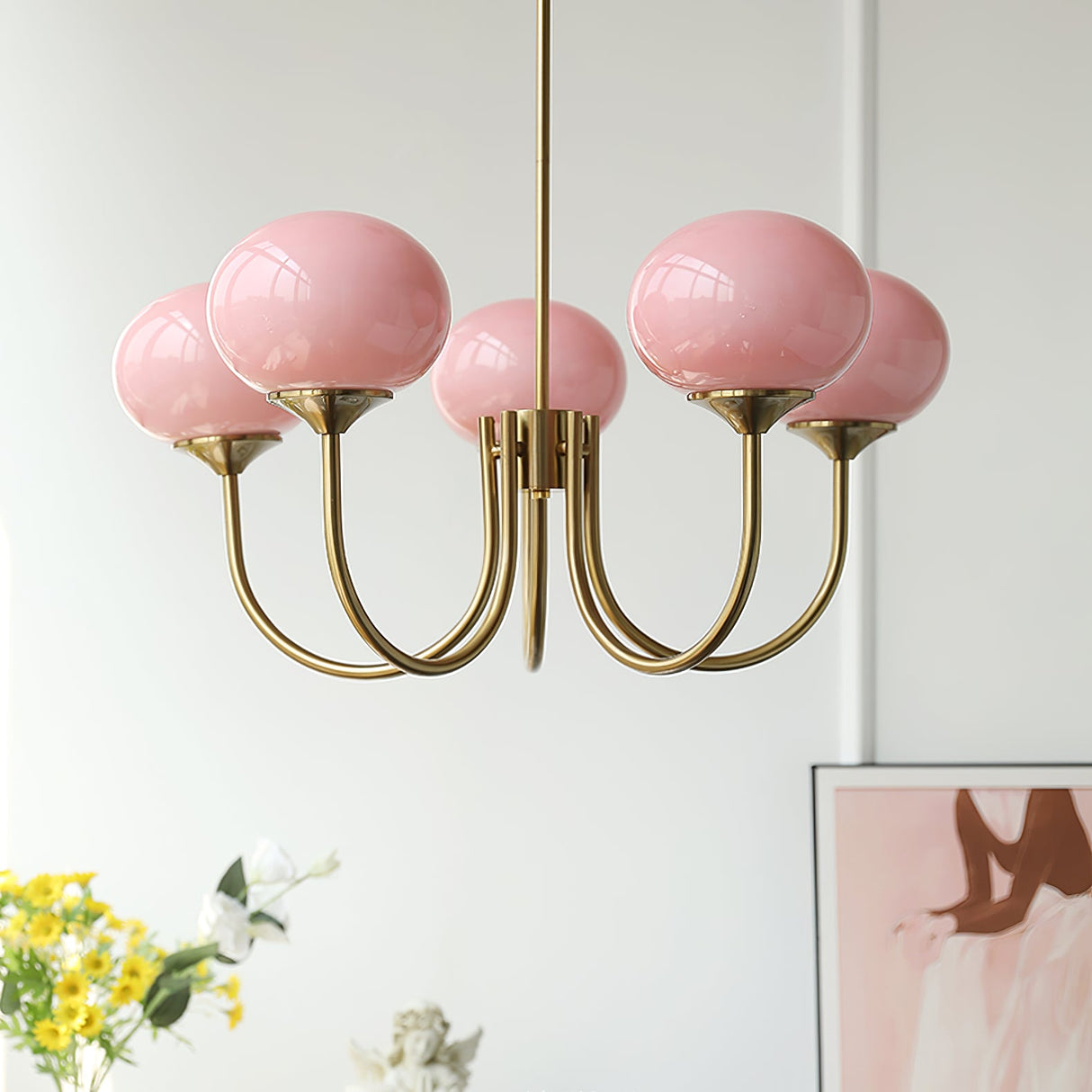 Marshmallow Chandelier