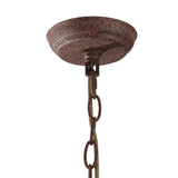 Metal Orb Chandelier