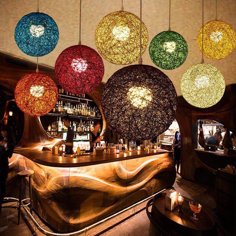 Hilde - Vintage Wicker Pendant Lamp